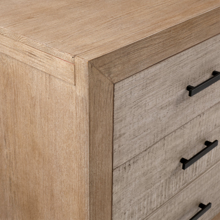 Vintage Charm Oak-Toned Chest of Drawers