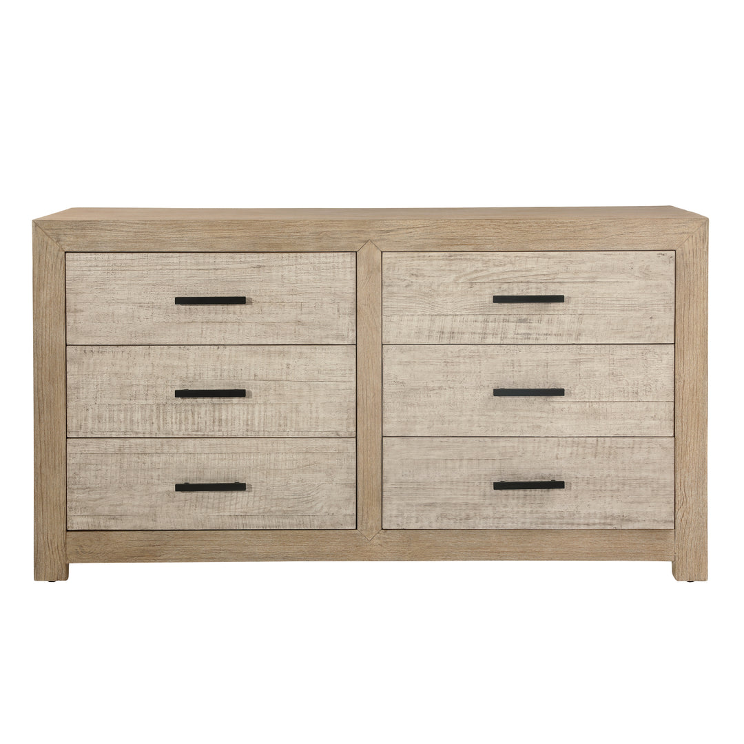Vintage Charm Oak-Toned Chest of Drawers