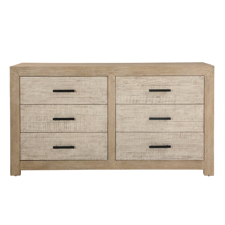 Vintage Charm Oak-Toned Chest of Drawers