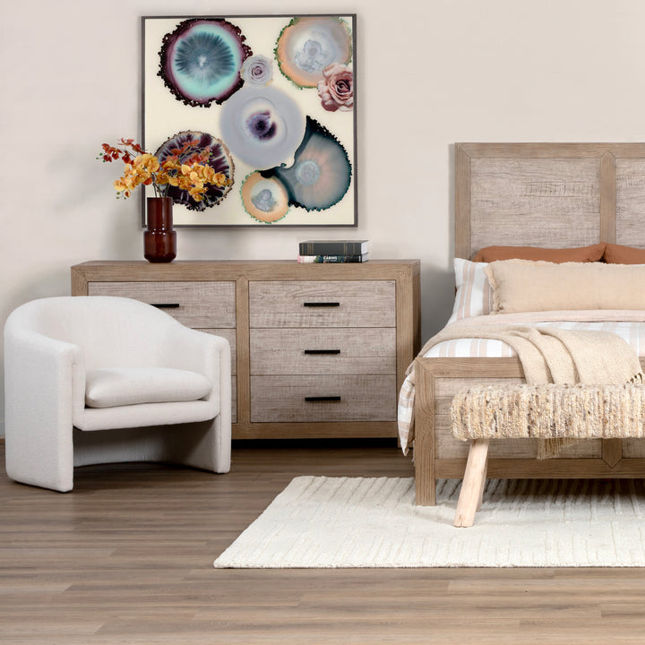 Vintage Charm Oak-Toned Chest of Drawers