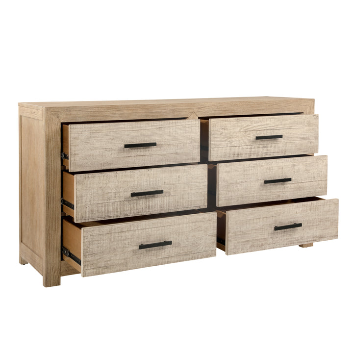 Vintage Charm Oak-Toned Chest of Drawers