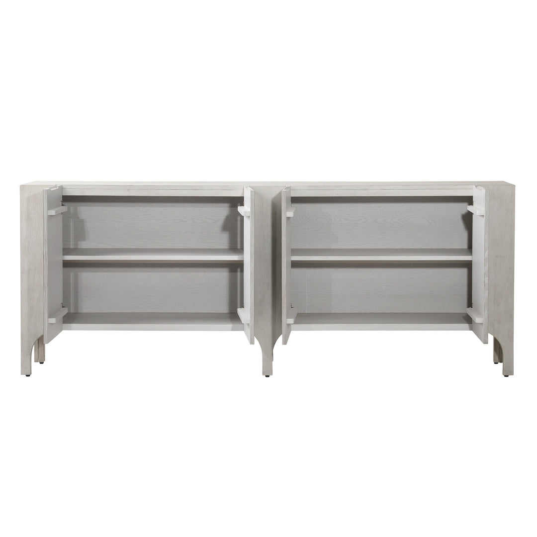Modern Meadowside Light Grey Storage Console