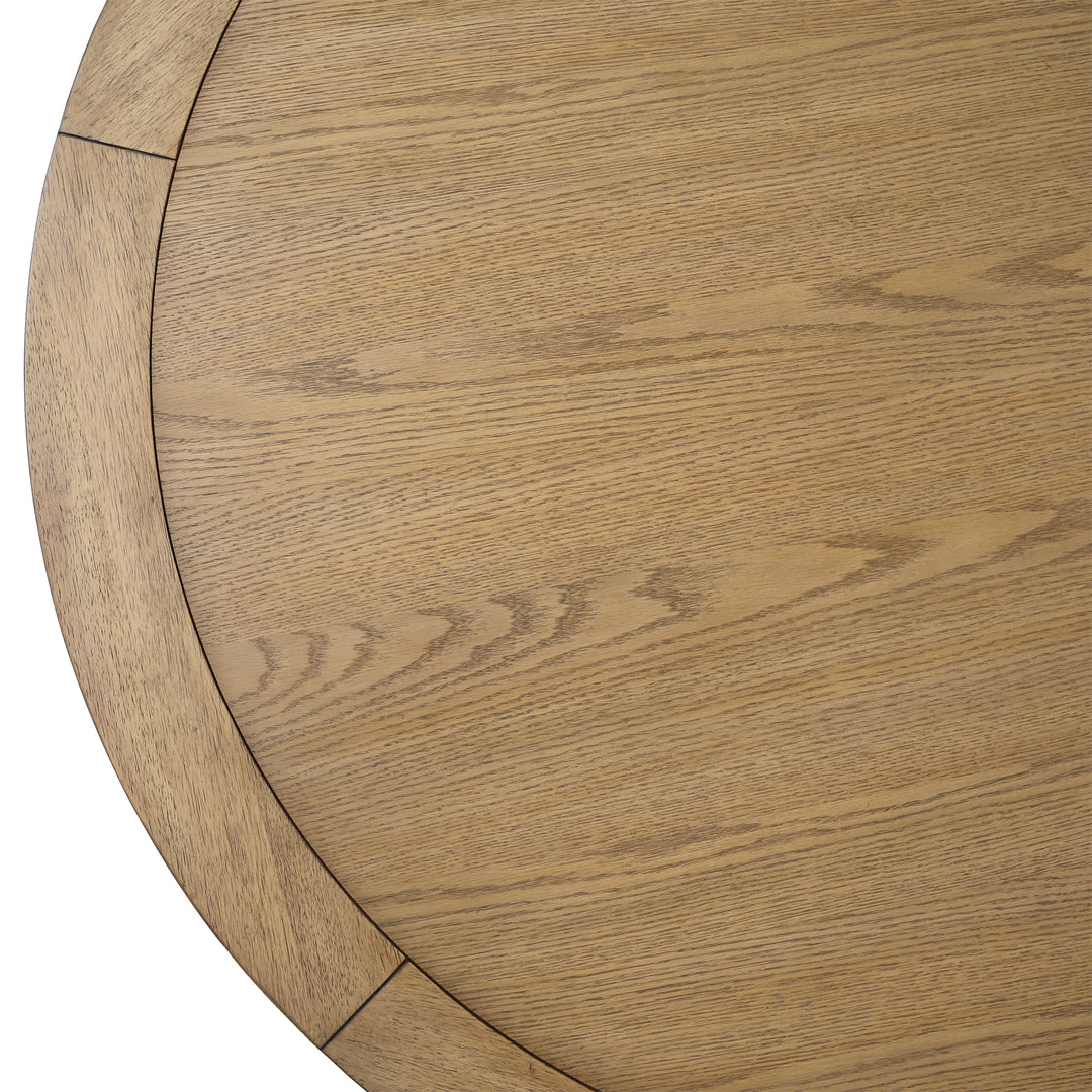 EcoChic Solid Wood Farmhouse-Style Dining Table
