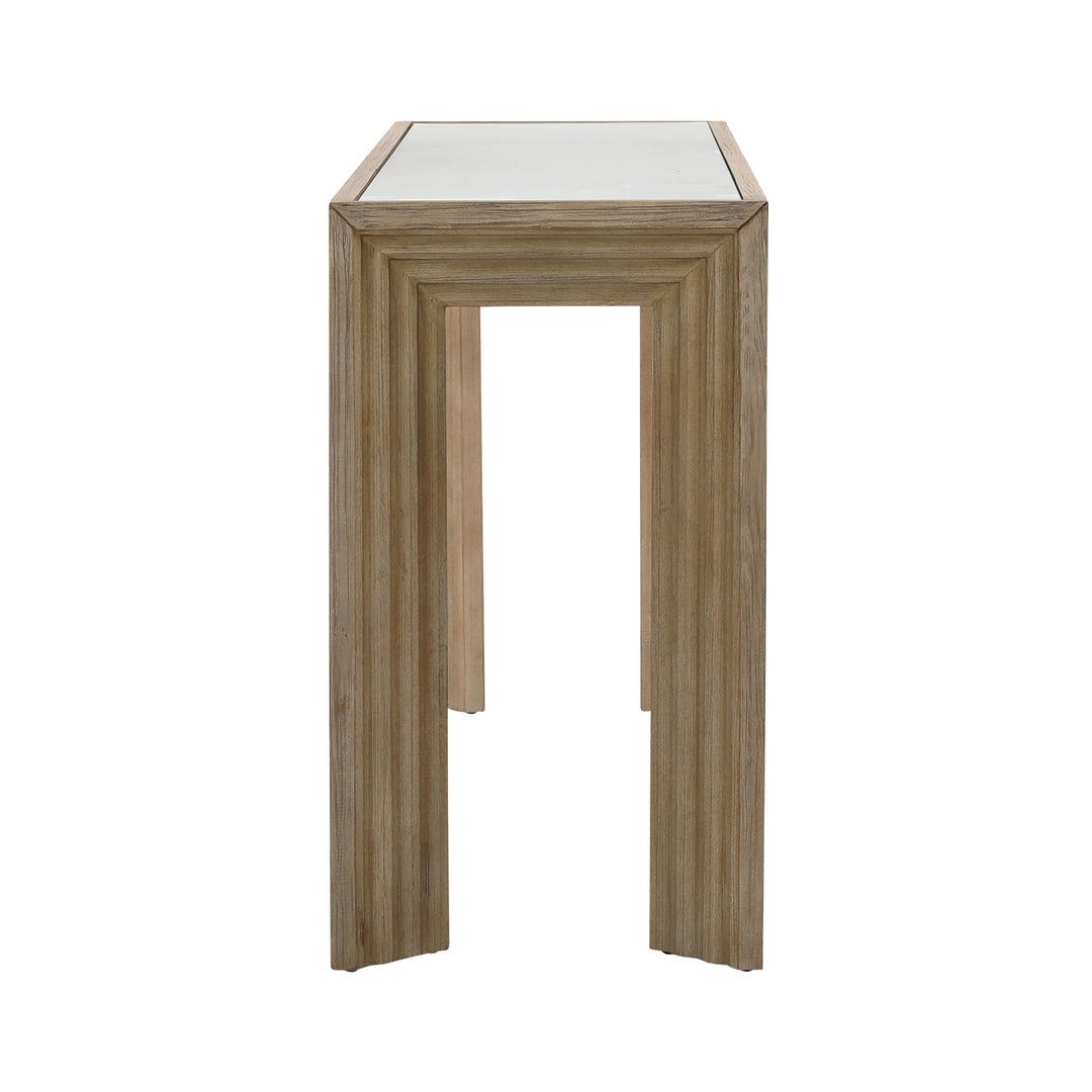 Luminarre Vintage-Inspired Accent Table with Built-in Lamp
