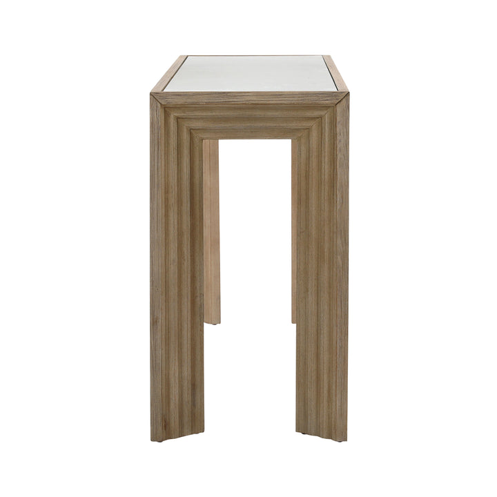 Luminarre Vintage-Inspired Accent Table with Built-in Lamp