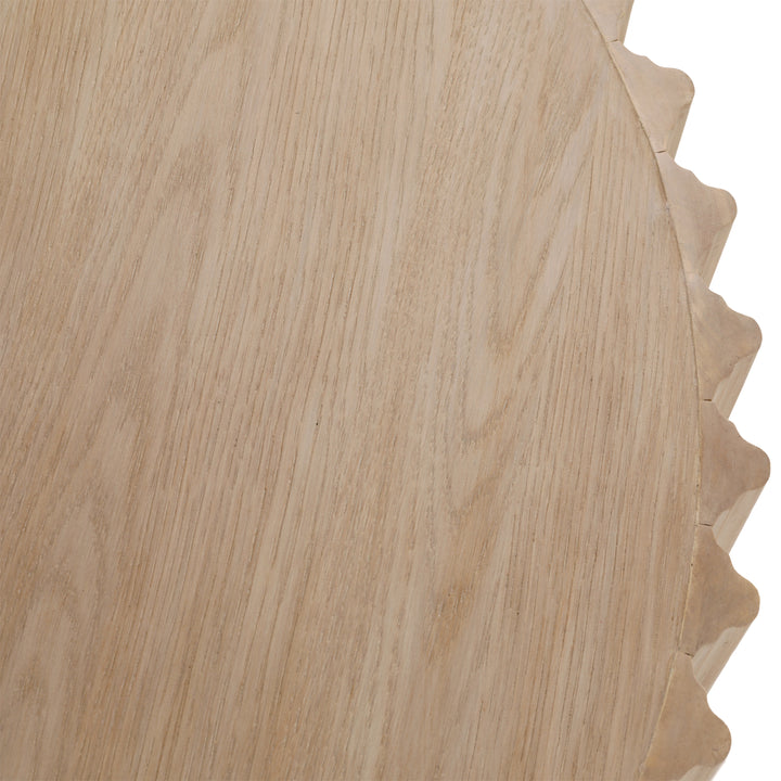 Aura Glow Wooden Coffee Table Lamp - Natural Hue