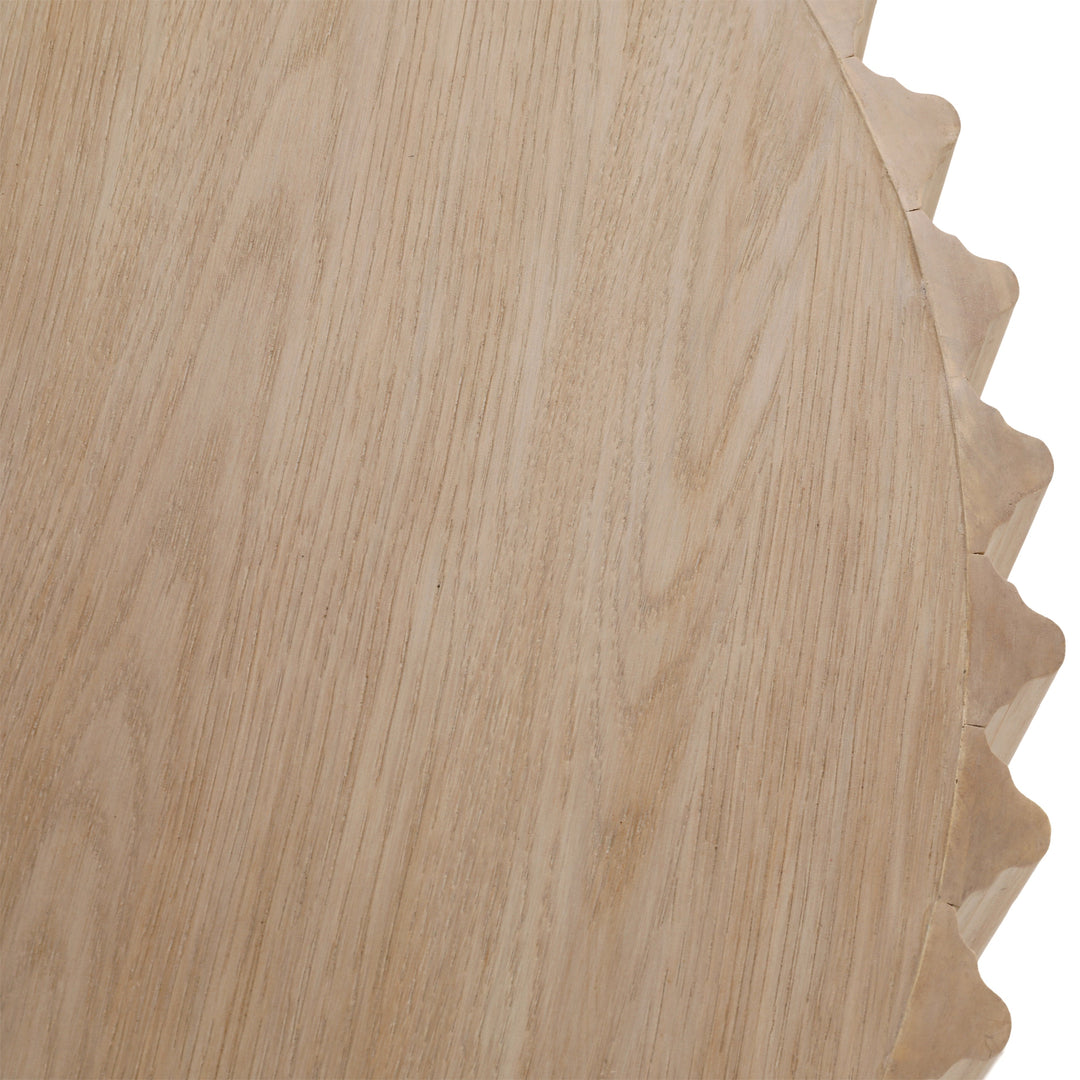 Aura Glow Wooden Coffee Table Lamp - Natural Hue