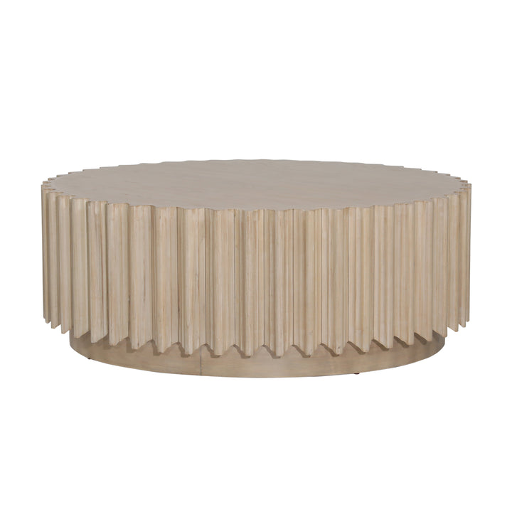 Aura Glow Wooden Coffee Table Lamp - Natural Hue
