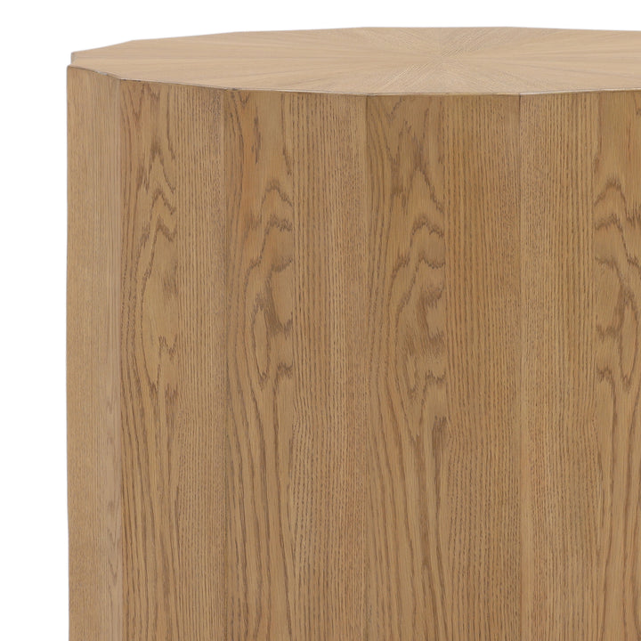 Nature's Grace: Eco-Friendly Solid Wood End Table