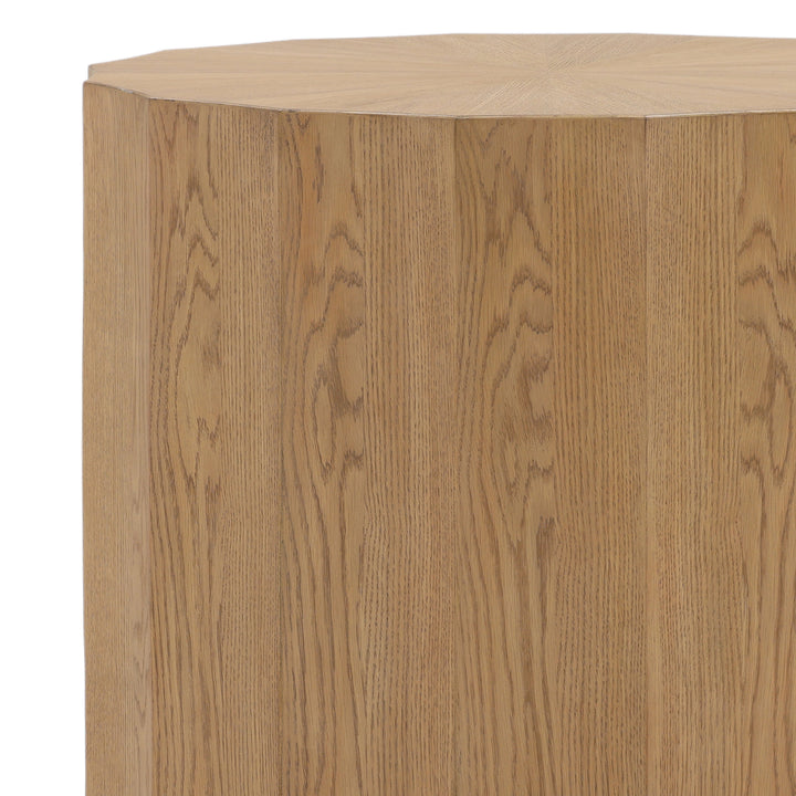 Nature's Grace: Eco-Friendly Solid Wood End Table