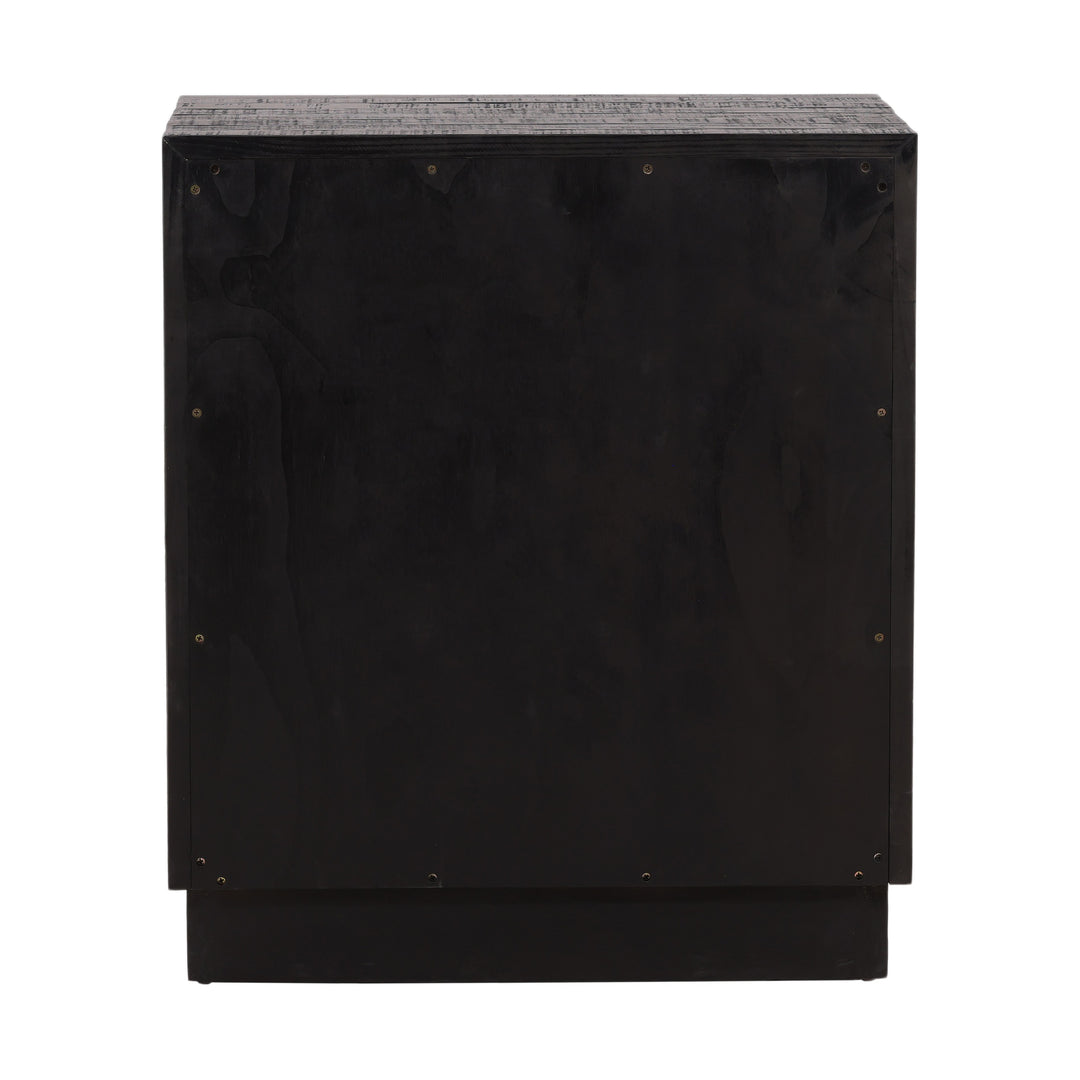 Midnight Dreamer Solid Wood Nightstand