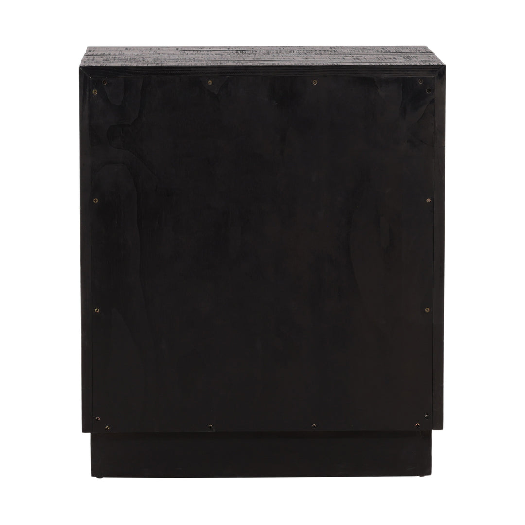 Midnight Dreamer Solid Wood Nightstand