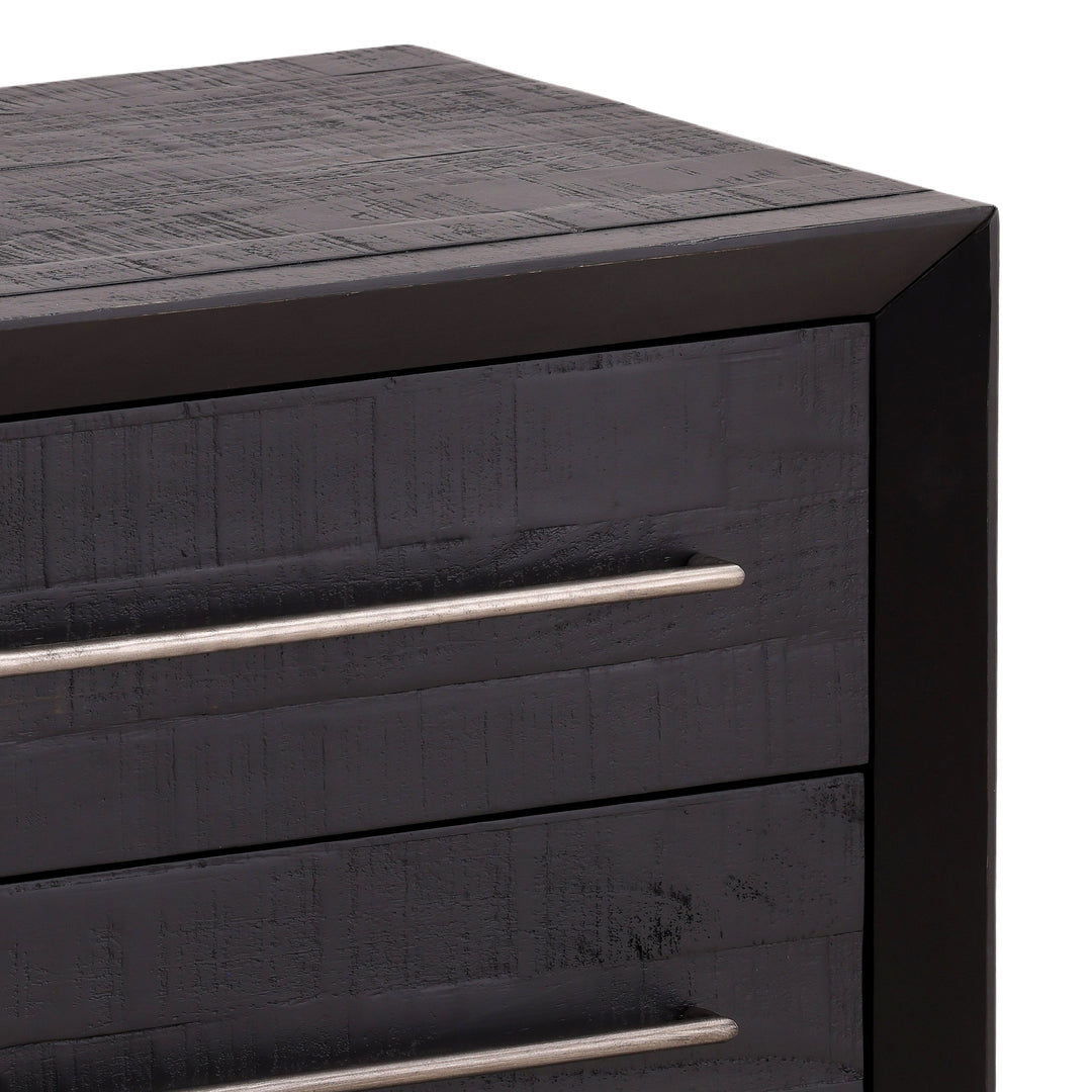 Midnight Dreamer Solid Wood Nightstand