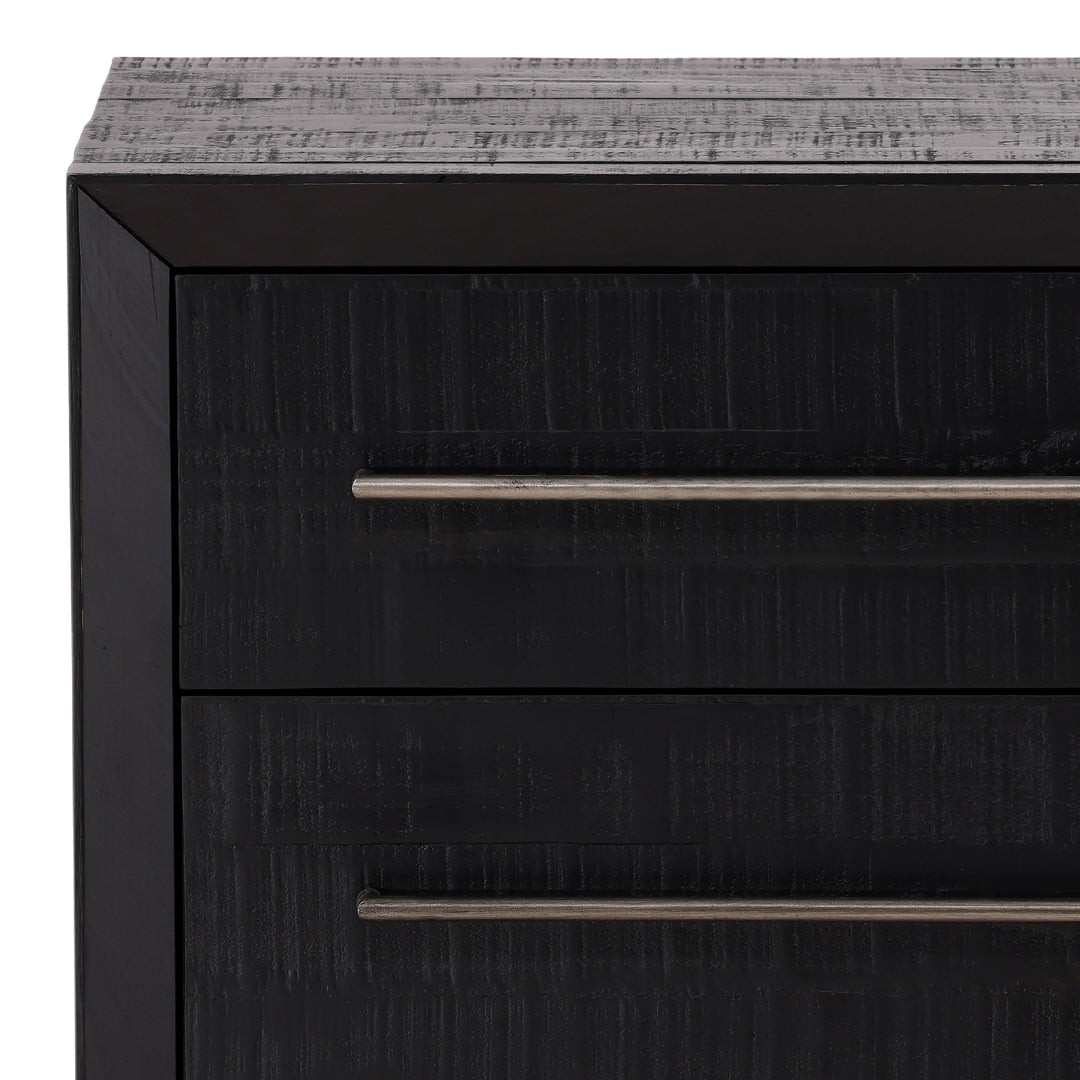 Midnight Dreamer Solid Wood Nightstand
