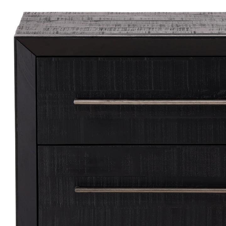 Midnight Dreamer Solid Wood Nightstand