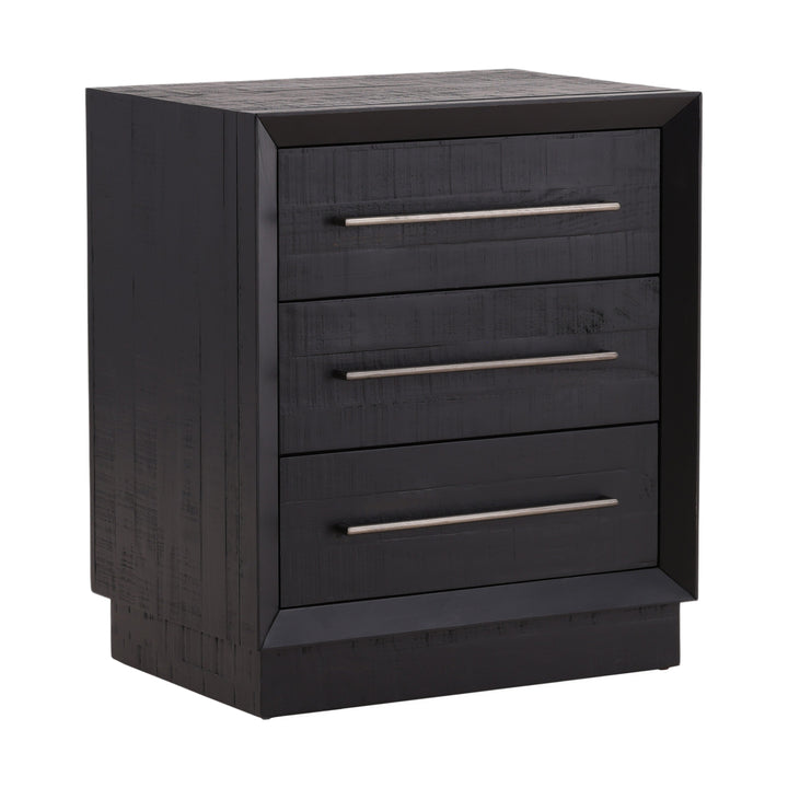 Midnight Dreamer Solid Wood Nightstand