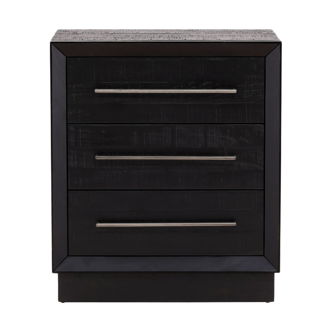 Midnight Dreamer Solid Wood Nightstand