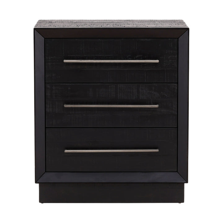 Midnight Dreamer Solid Wood Nightstand