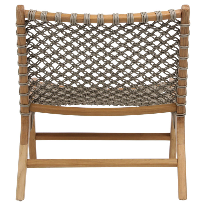 Taupe Wicker Garden Settle