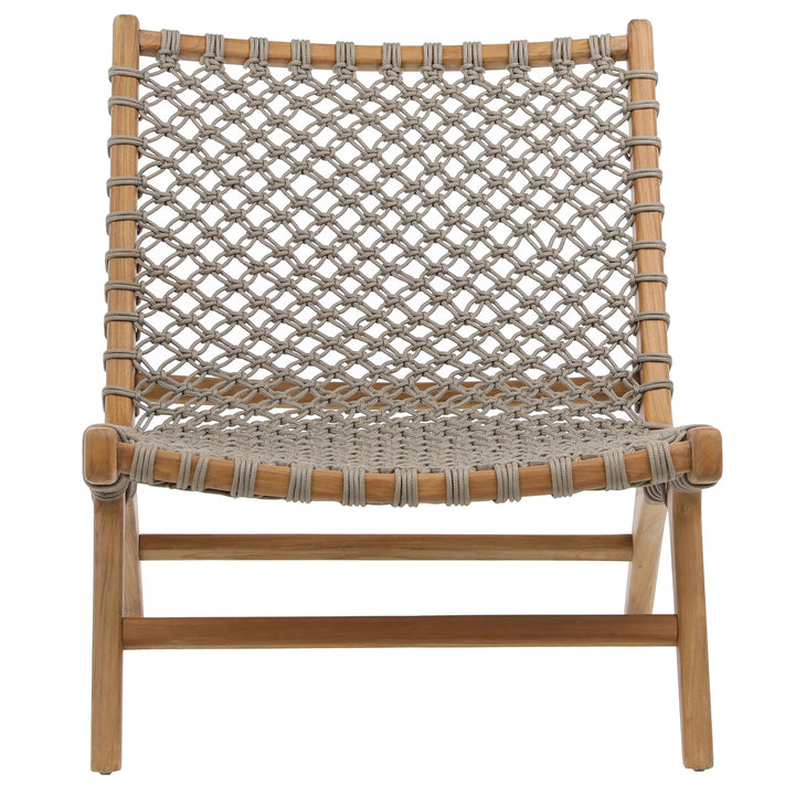 Taupe Wicker Garden Settle