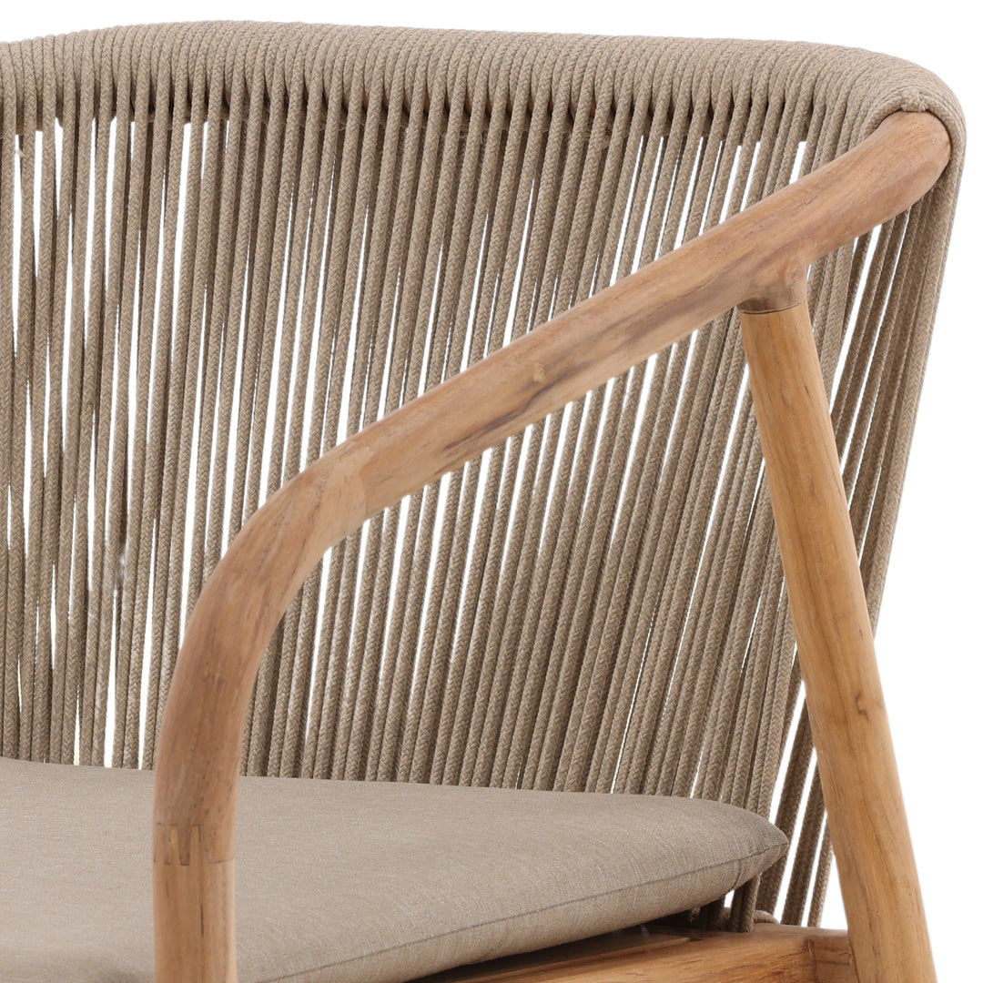 Urban Oasis Weather-Resistant Rattan Seating - Warm Beige
