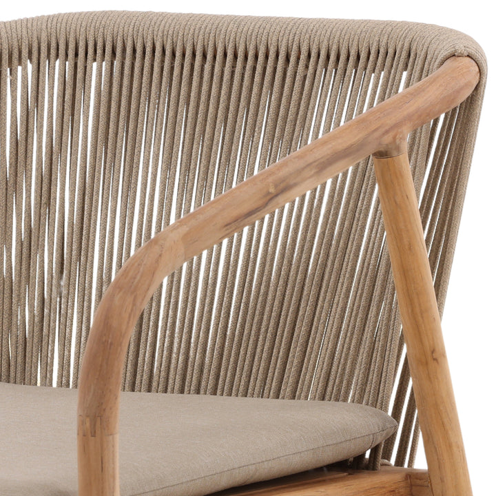 Urban Oasis Weather-Resistant Rattan Seating - Warm Beige