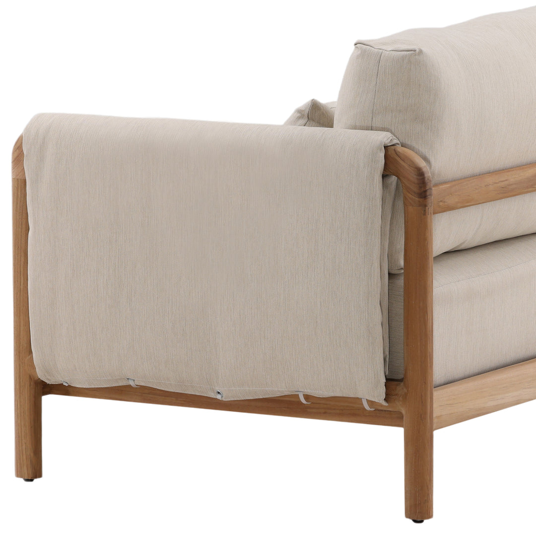 Nature's Retreat Outdoor Lounge Set in Warm Beige