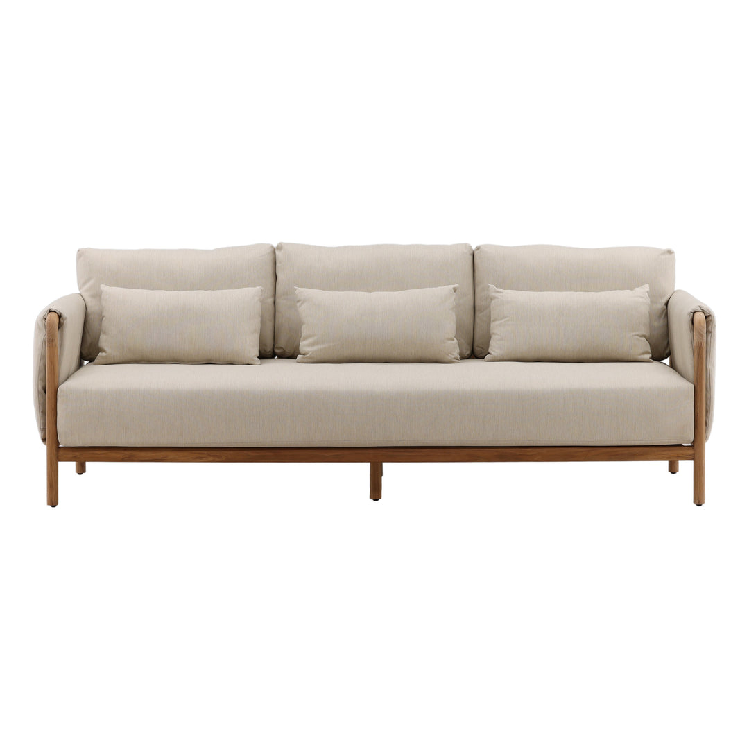 Nature's Retreat Outdoor Lounge Set in Warm Beige