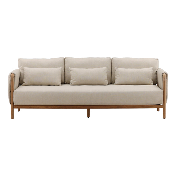 Nature's Retreat Outdoor Lounge Set in Warm Beige