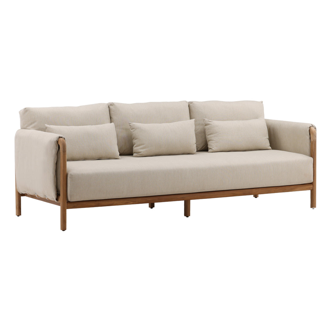 Nature's Retreat Outdoor Lounge Set in Warm Beige