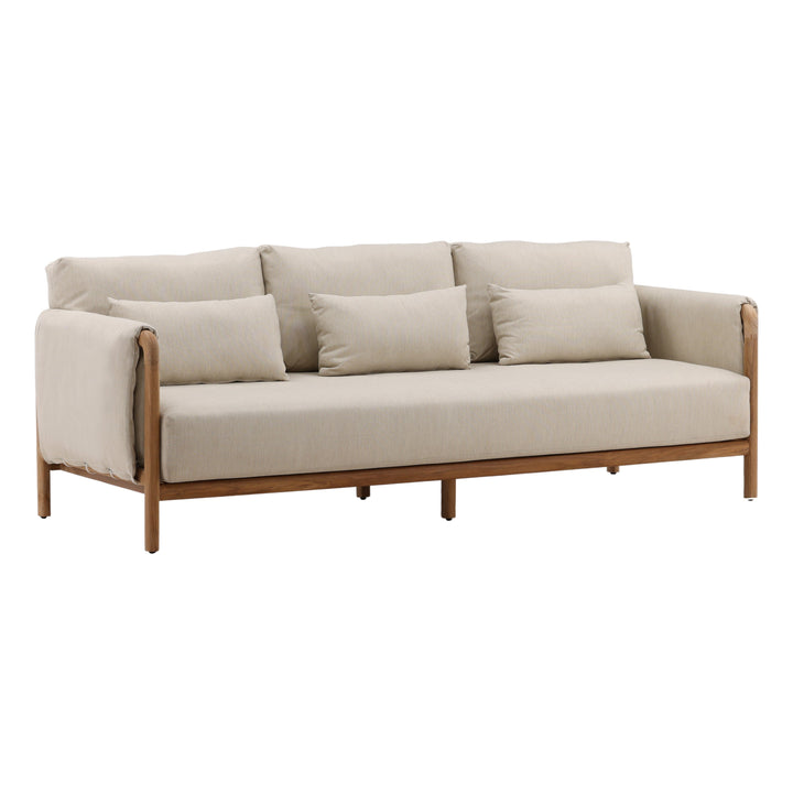 Nature's Retreat Outdoor Lounge Set in Warm Beige