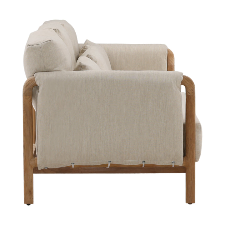 Nature's Retreat Outdoor Lounge Set in Warm Beige