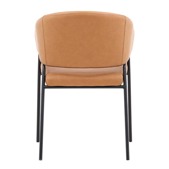 Bistro Duo Rustic Camel-Toned Dining Chairs