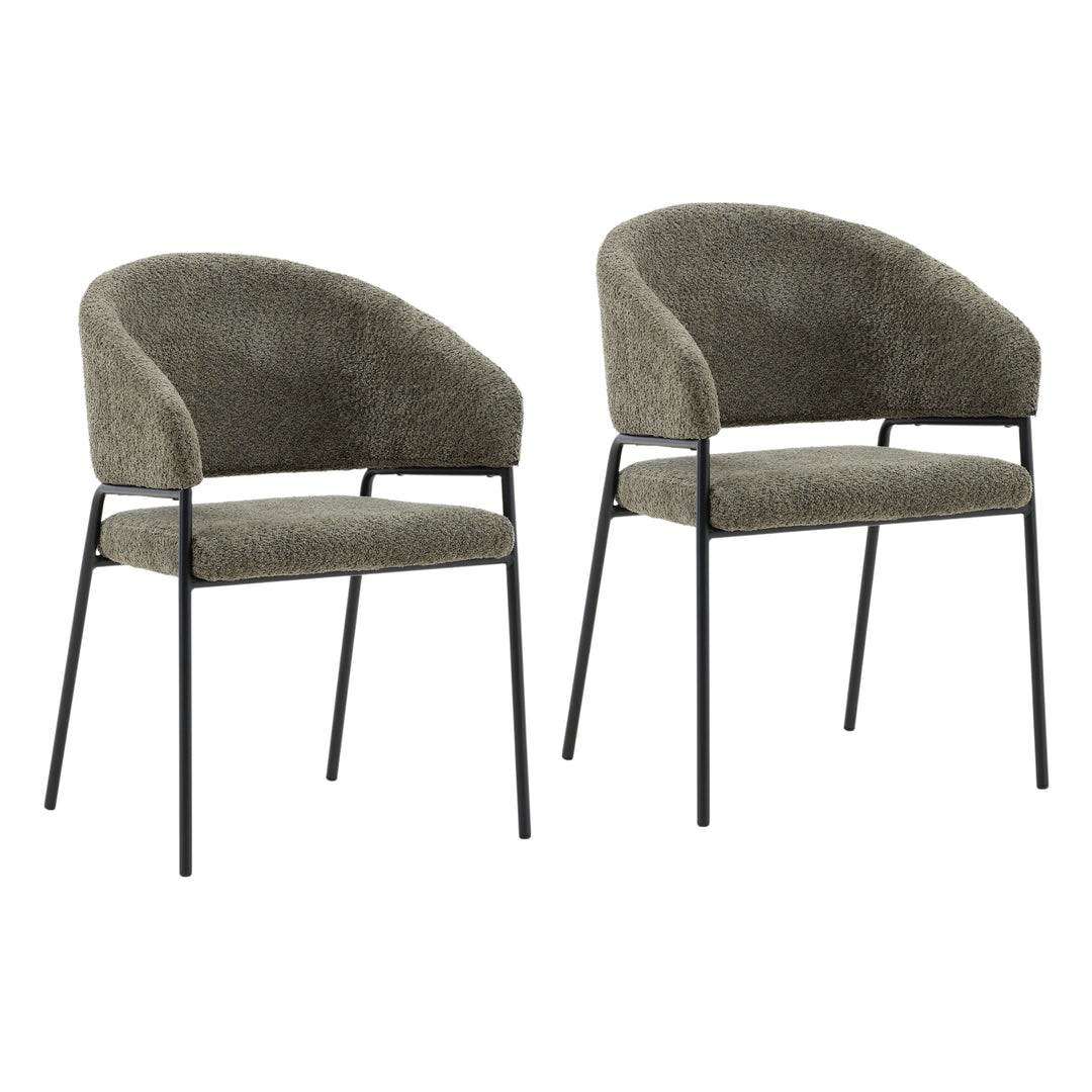 Bistro Duo Olive: Elegant & Comfortable Dining Chairs