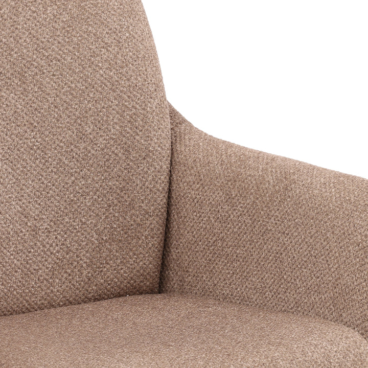 Sleek Breeze Dual-Rotating Dining Duo in Sand