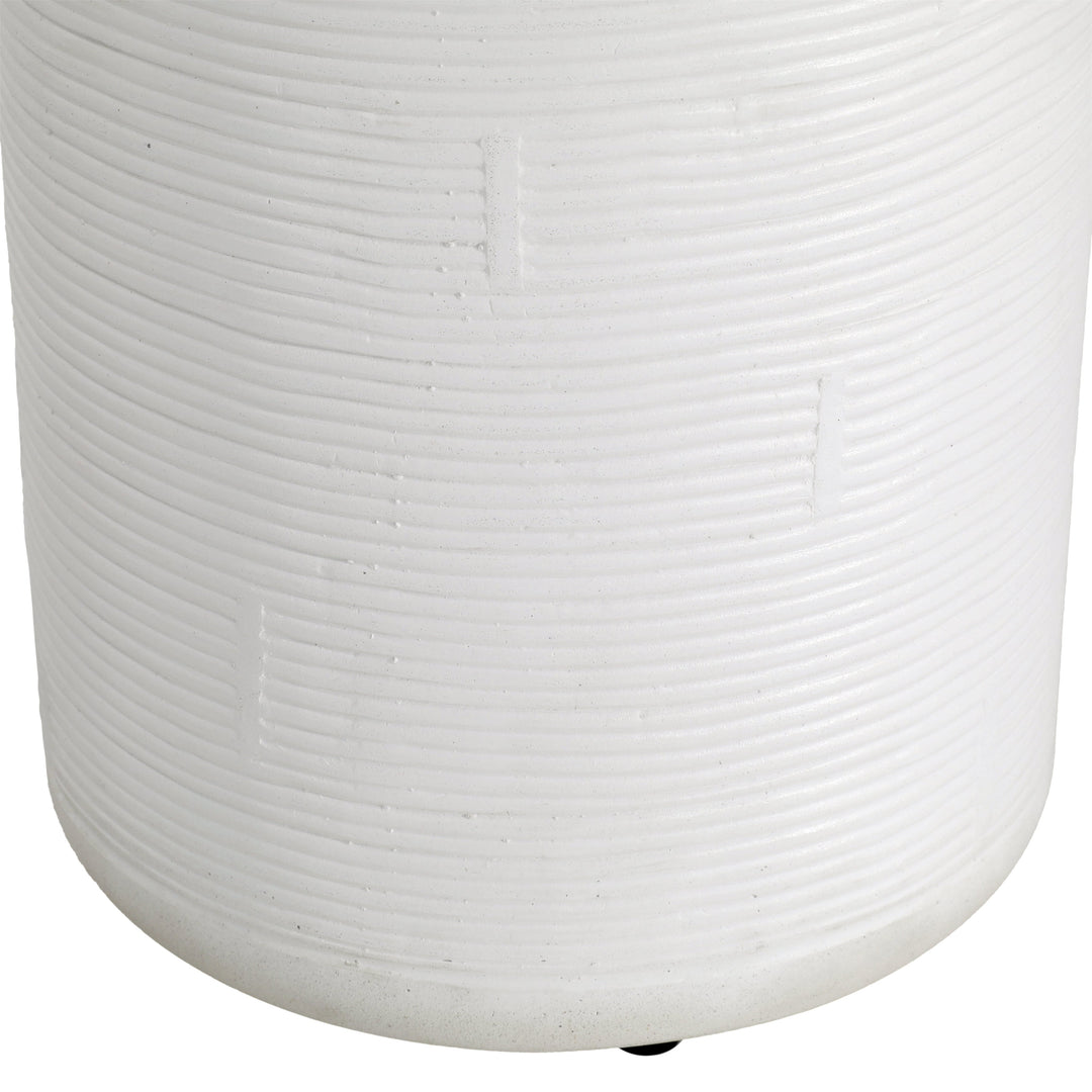 Timeless Elegance Side Table - Off-White