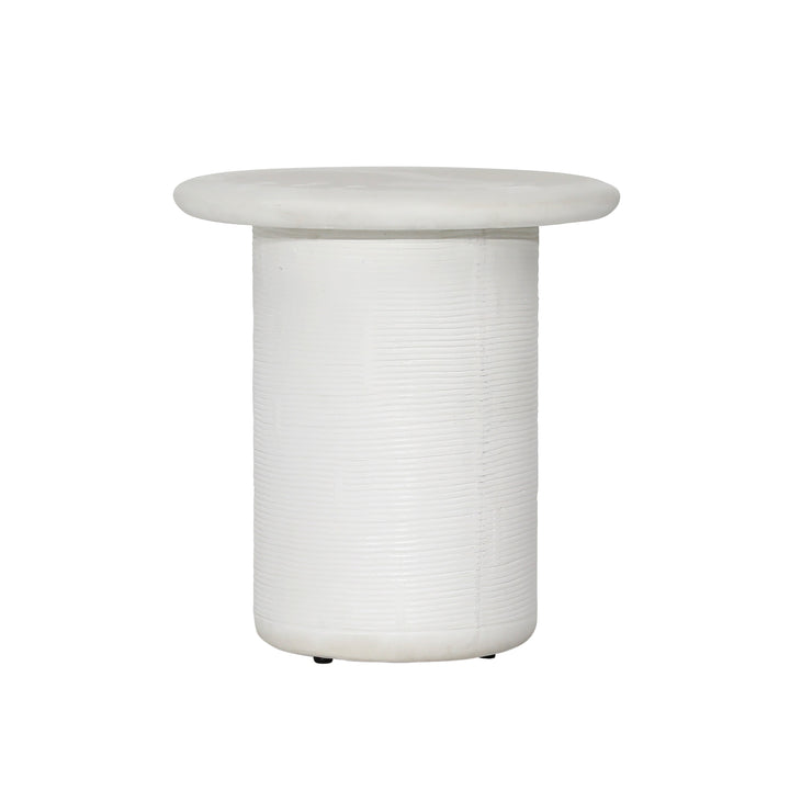 Timeless Elegance Side Table - Off-White