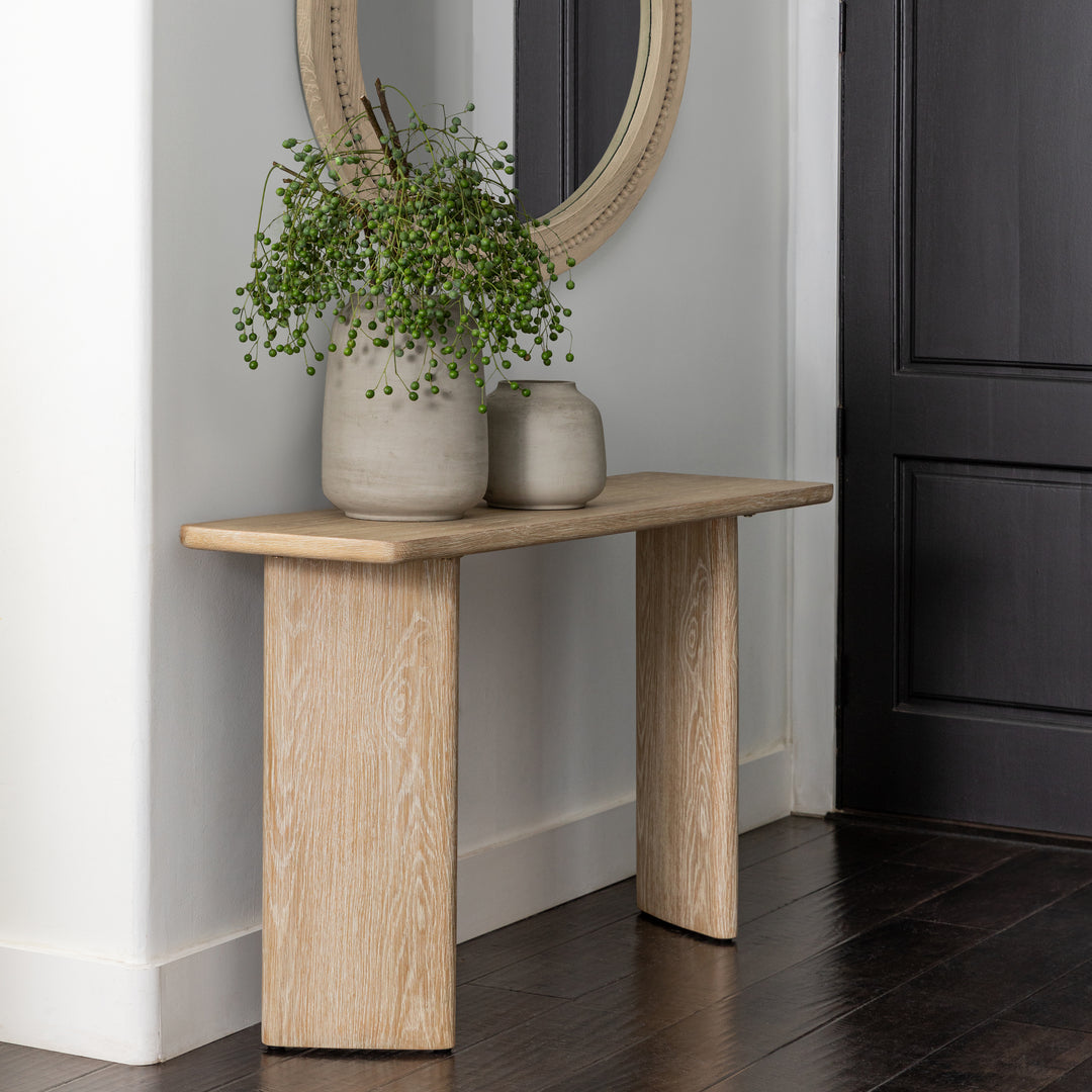 Elegant Ebony Hexagon Hub Table