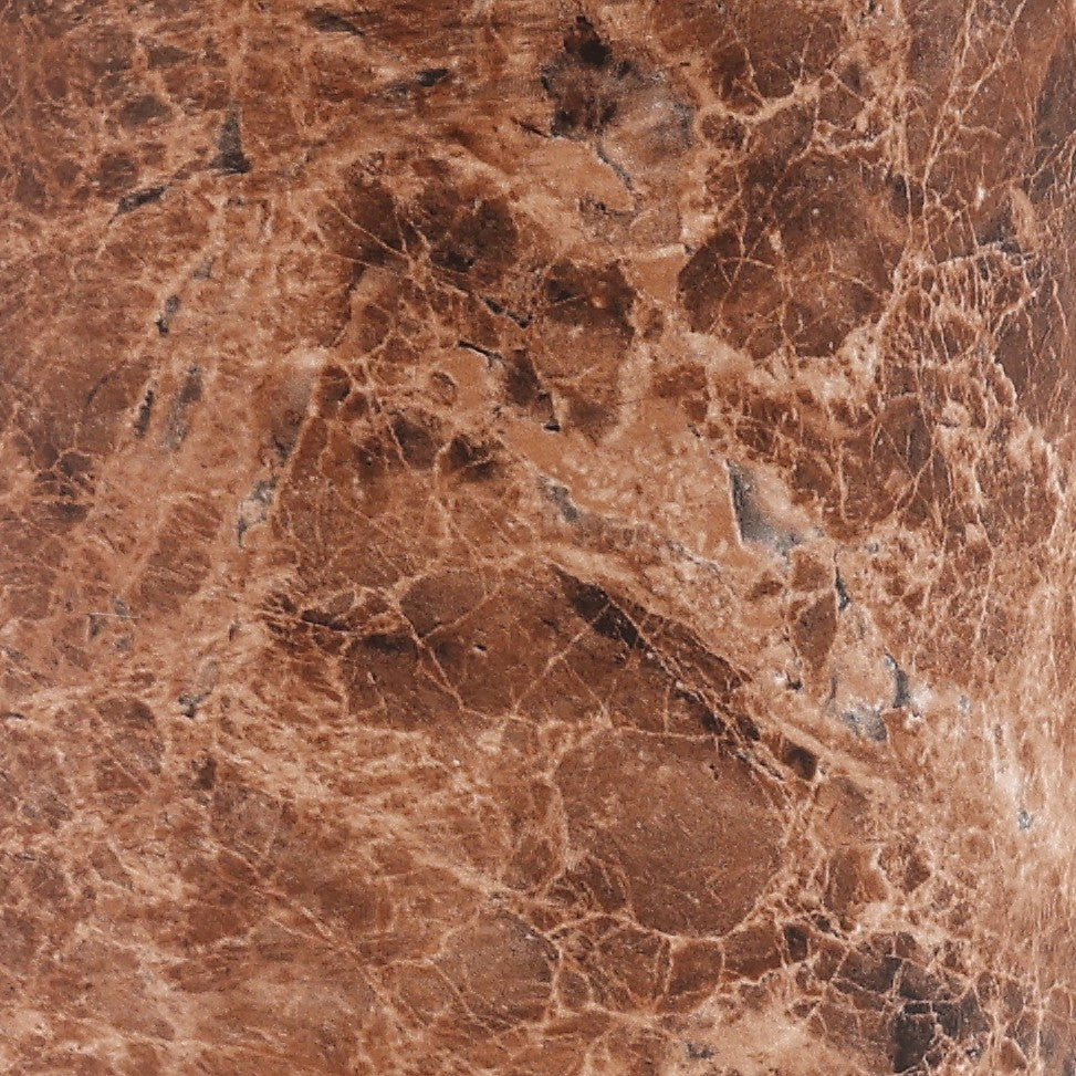 Unique Brown Artisan End Table