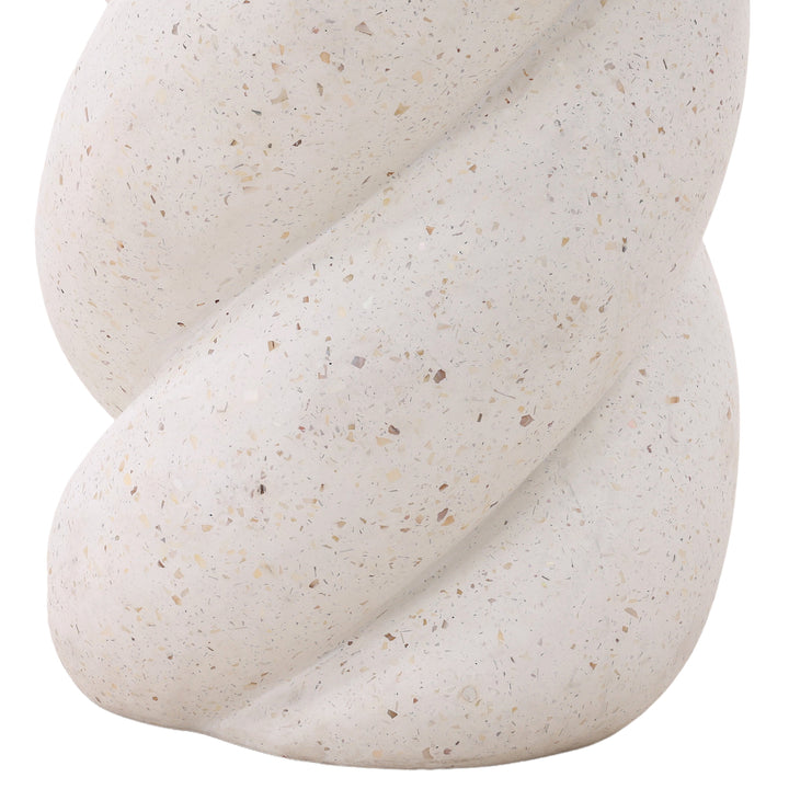 Elegant Sunlit Terrace Table in Ivory