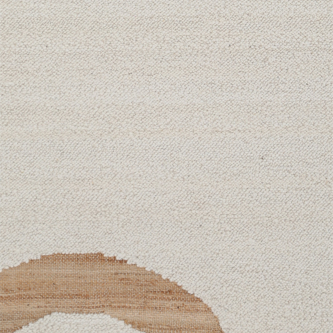 Nature's Embrace Handwoven Jute Rug (108cm x 137cm)