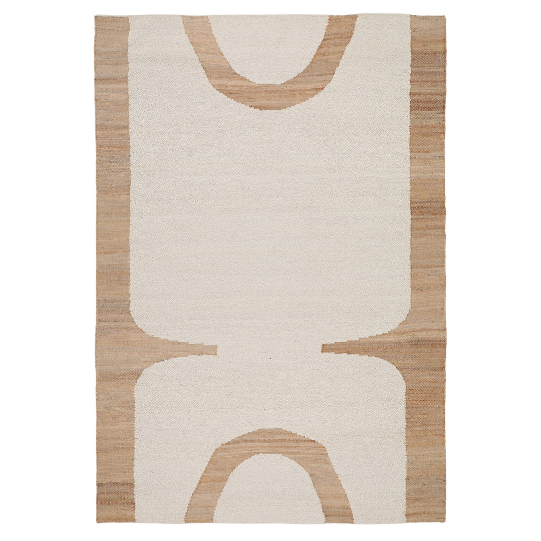 Nature's Embrace Handwoven Jute Rug (108cm x 137cm)