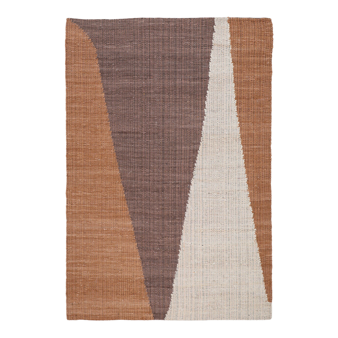 Earthy Woven Charm - Brown 1.8m x 2.7m Area Rug