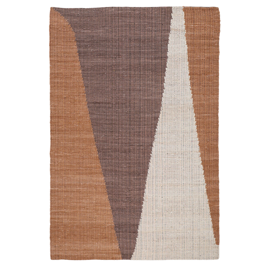 Earthy Wanderlust Brown Jute Rug (3ft x 4ft)
