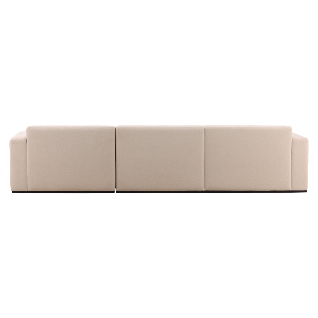Urban Retreat Cream Chaise Sectional