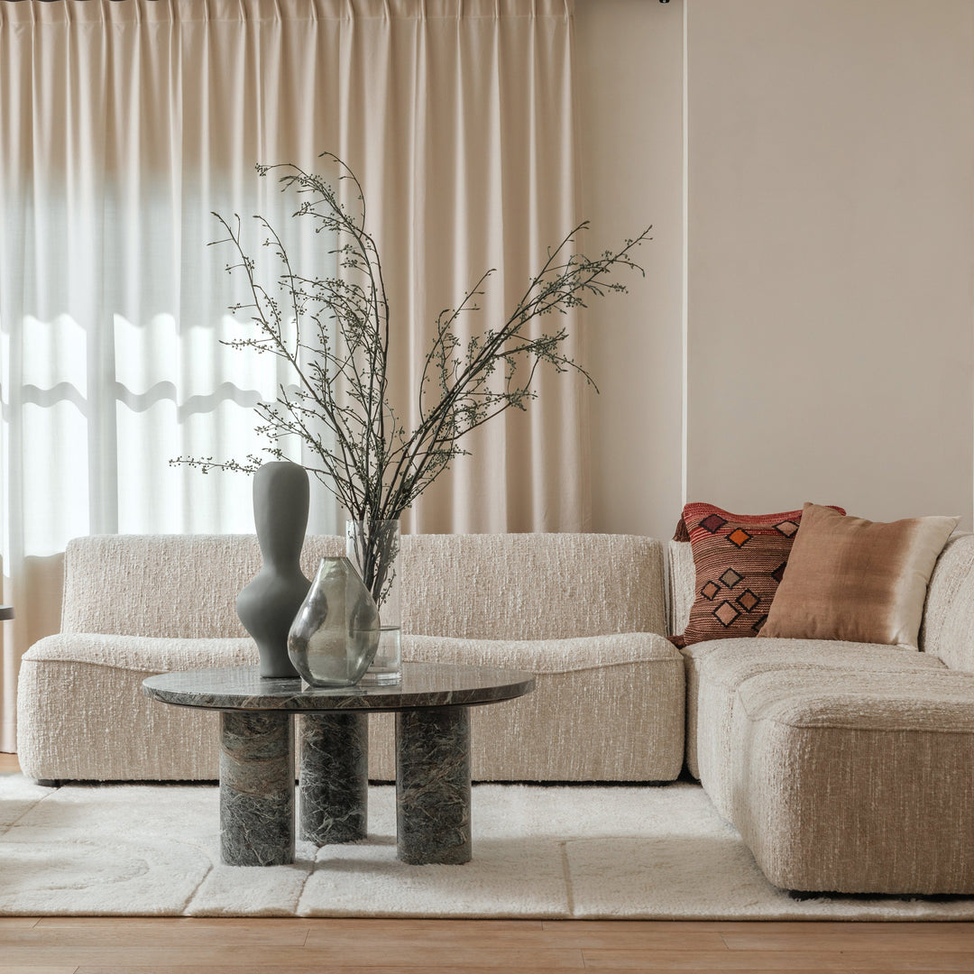 Cozy Nook Modular Corner Sofa - Warm Beige Hue