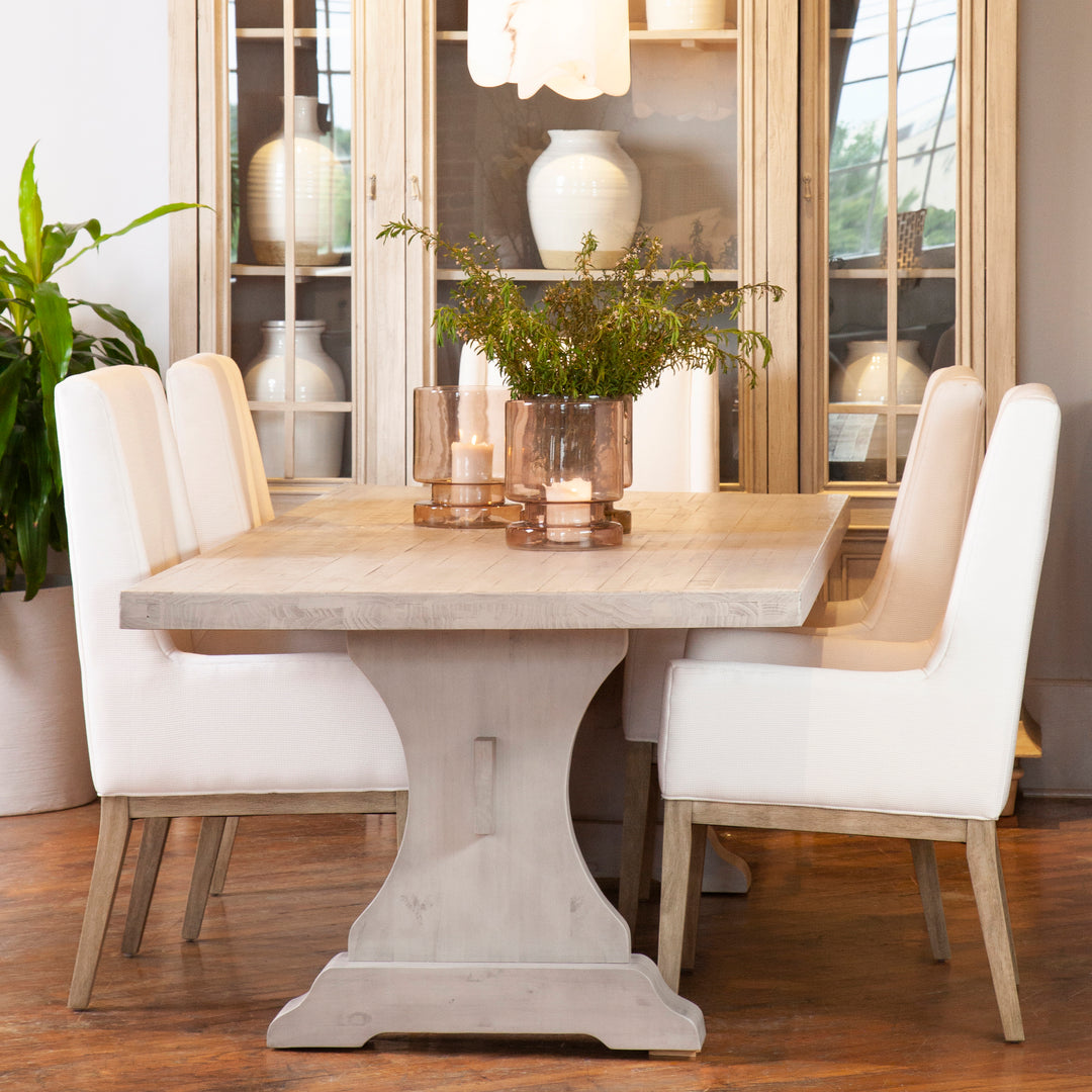 Elegant Bistro Chair in Luxurious Performance Fabric