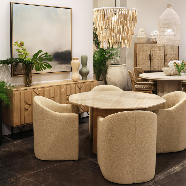 Vogue Bistro Elegance Sand-Toned Seating
