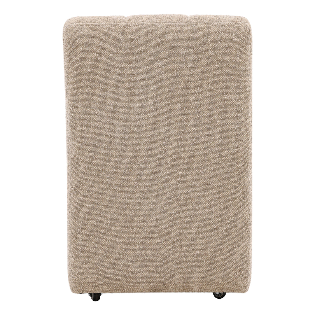 Elegant Camel-Toned Vintage-Inspired Bistro Stool