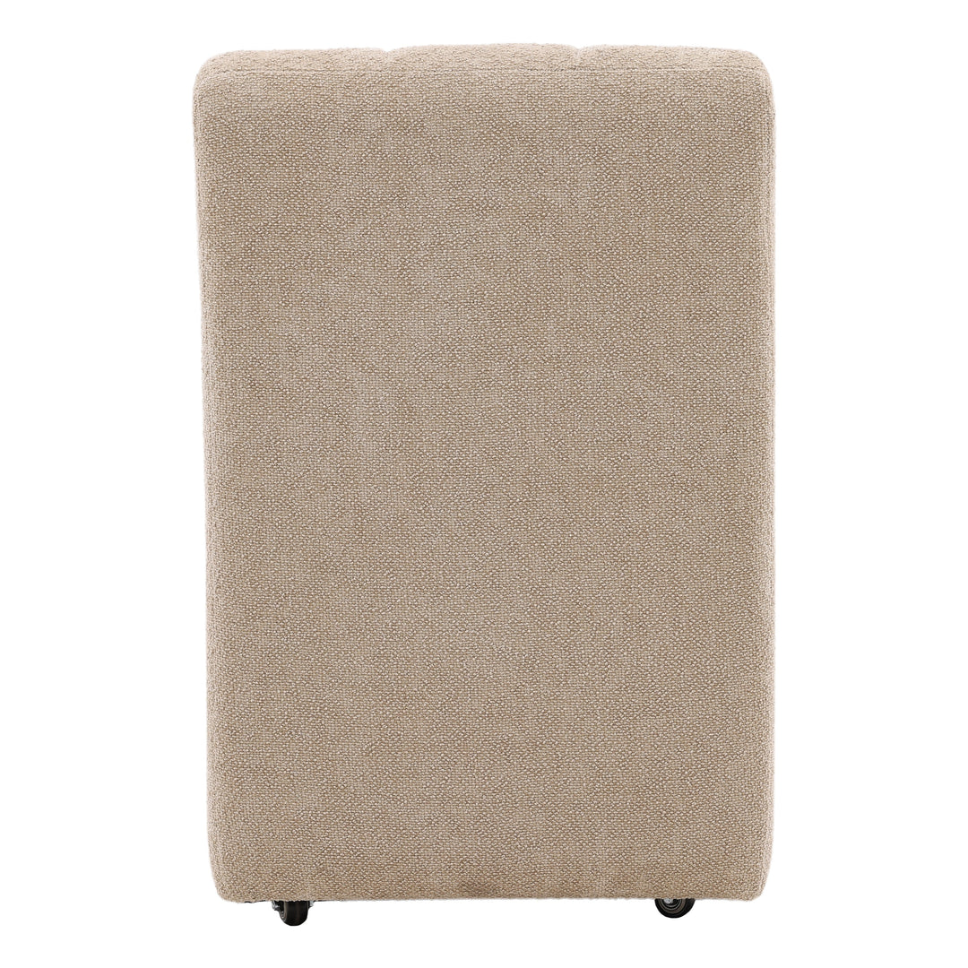 Elegant Camel-Toned Vintage-Inspired Bistro Stool